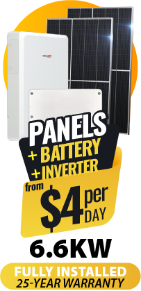 6.6kw from 4 dollars per day