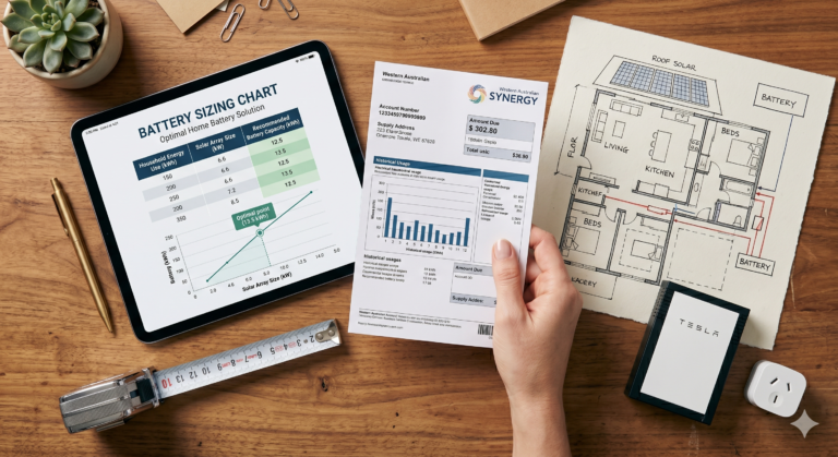 What Size Battery Do I Need for My Perth Home? 2026 kWh Sizing Calculator and Guide